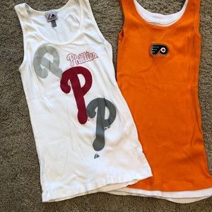 Phillies and Flyers tanks